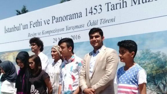 TOKİ S.Nizam Ş.Semih B. İmam H.Ort.Okulundan İstanbulun Fethi Konulu Resim Yarışmasında Derece