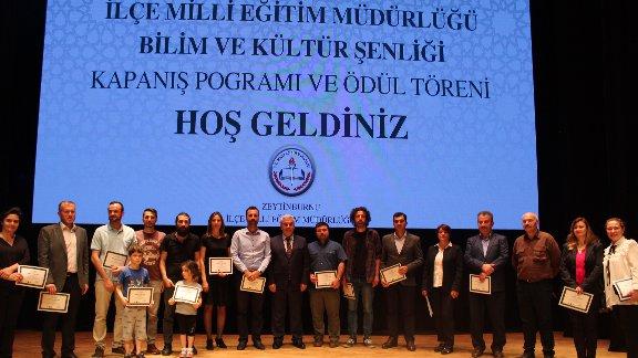 Zeytinburnu Bilim ve Kültür Şenliği Kapanış Programı ve Ödül Töreni