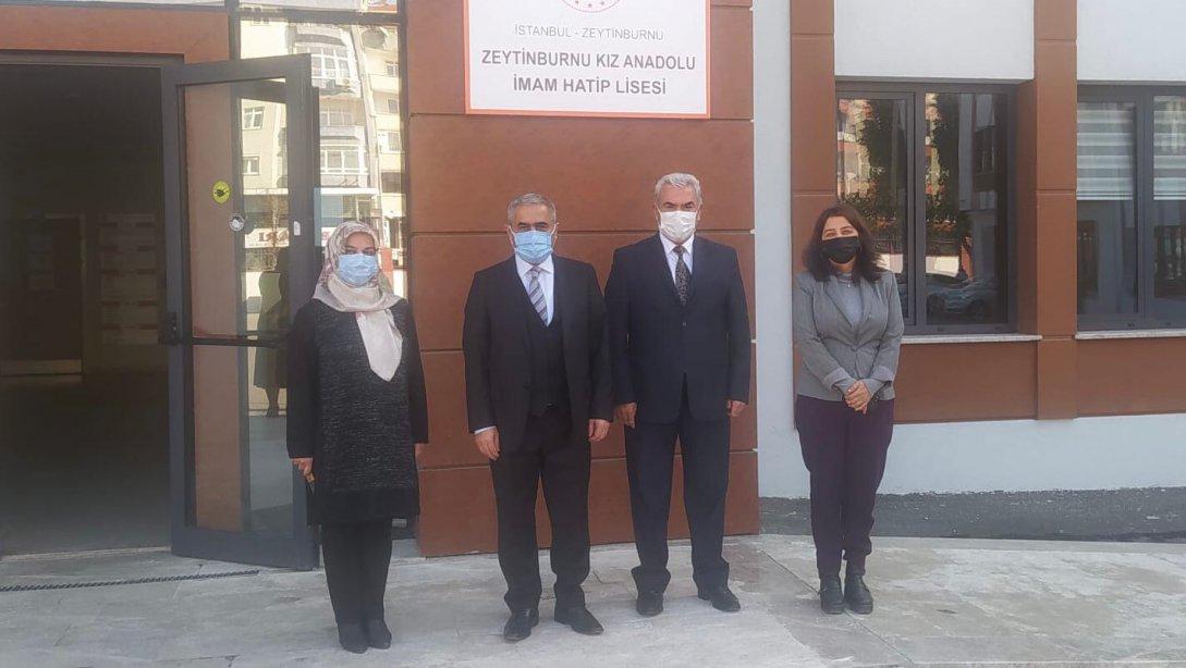 Zeytinburnu Kaymakamımız Sayın Zekeriya Güney Zeytinburnu Kız Anadolu İmam Hatip Lisesini Ziyaret Etti